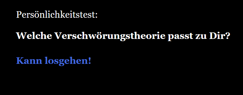 Persönlichkeitstest: Welche Verschwörungstheorie passt zu dir?